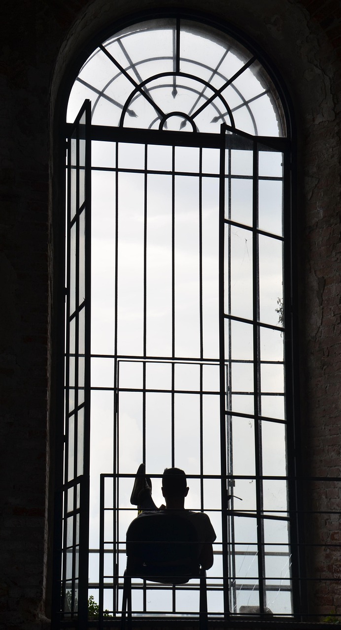psychology, lonely, depression, window, grid, to sit, relax, break, architecture, lonliness, jail, biennale, arsenale, caught, jail, jail, jail, jail, jail